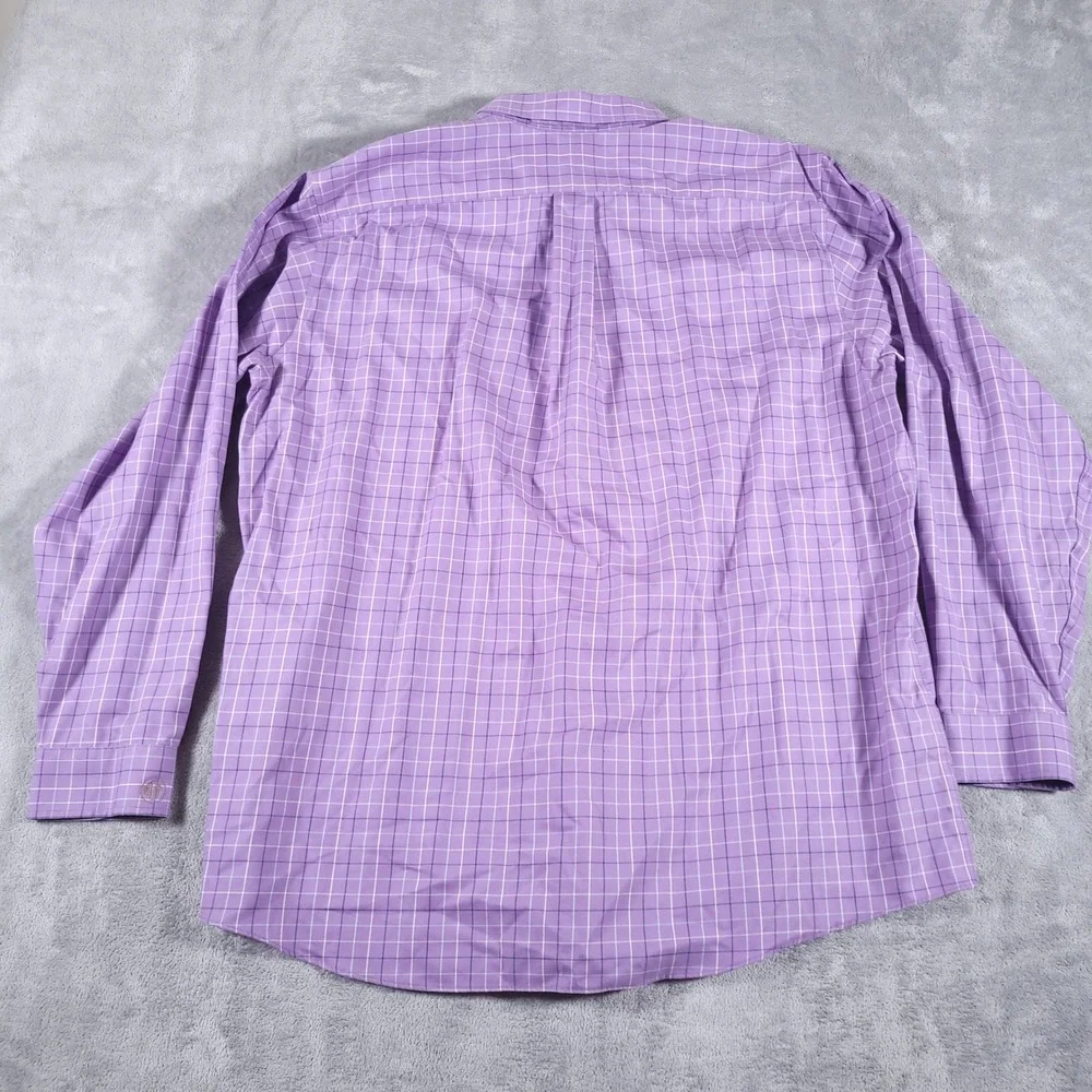 Lot of 2 LL Bean Button Down Shirts Mens XL Wrinkle‎ Free Traditional Fit *Read